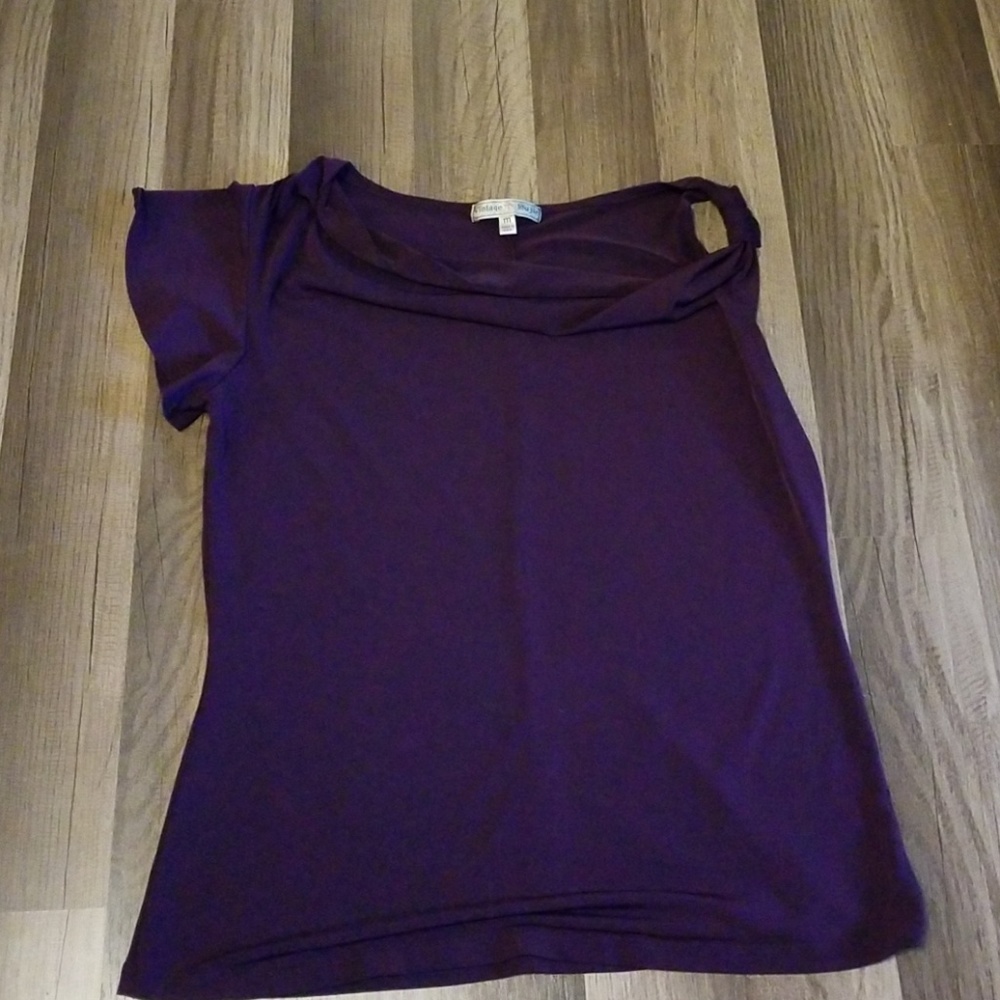 Beautiful Plum Purple Medium Top.
